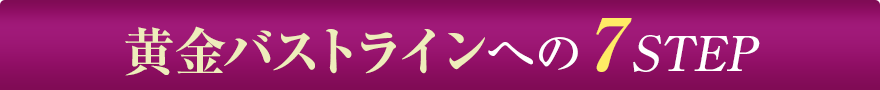 黄金バストラインへの6STEP