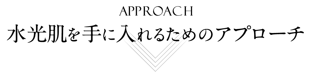 水光肌を手に入れるためのアプローチ